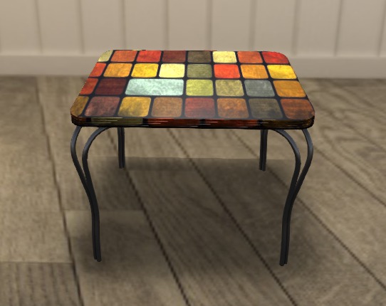 HHVET Victoriana - Spring Glass Table