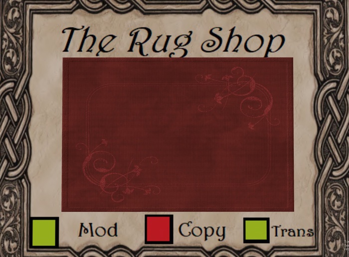 CoCo Rug (Stripe 1 Red) b
