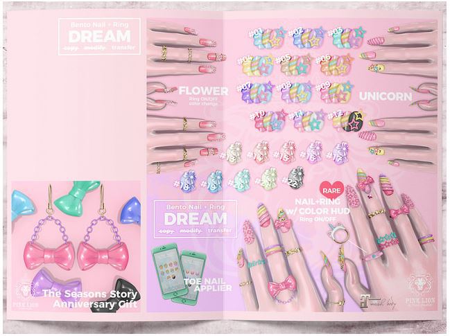 *PL* dream // FLOWER // toe nail app (BOX)