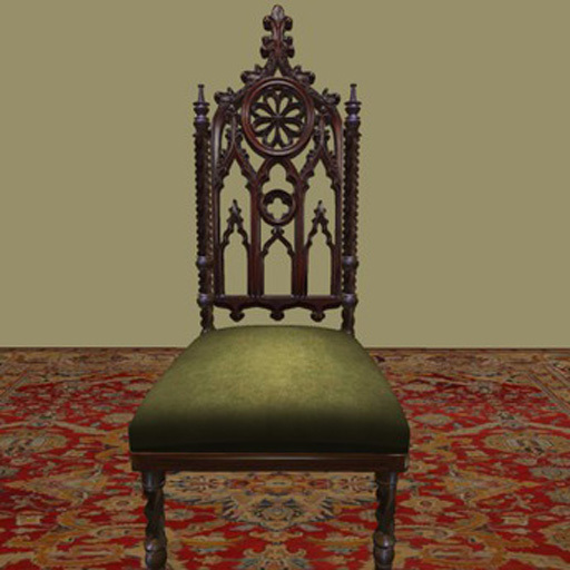 CHAIR GOTH GREEN  23+A