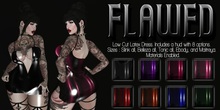 Flawed - Low Cut Latex Dress /w Hud *Materials* - Female