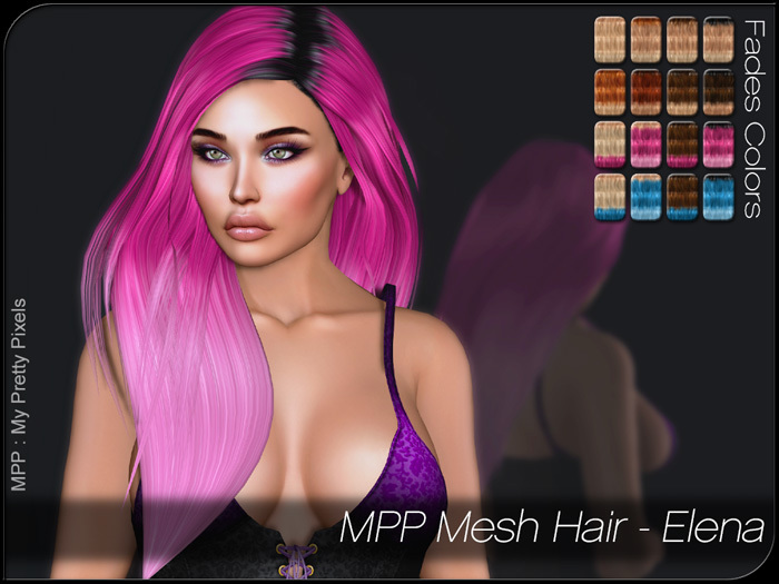 - MPP - Mesh Hair - Elena - Fades