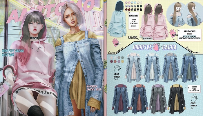 AMITOMO / Highfive GACHA / XS /  7