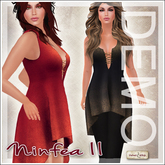 [V/W] DEMO Ninfea II - Fantasy tunic dress in fitted mesh + Slink, Ebody, Ocacin, TMP, Belleza, Tonic...