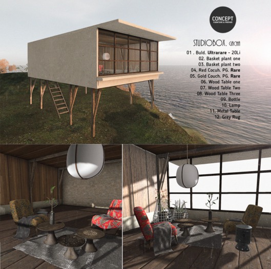 Concept} *07. StudioBox. Wood table two