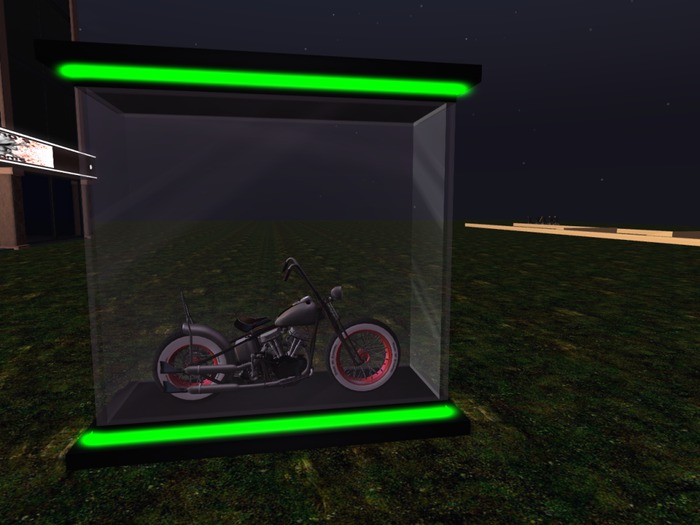 Bike Display Case green