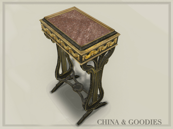 Martin Carlin ebony table -C&G-