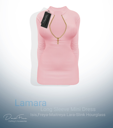 DarkFire Lamara  Long Sleeve Mini Dress-Color#11