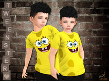 (WEAR ME) SpongeBob Tshirt Boy Tweenster