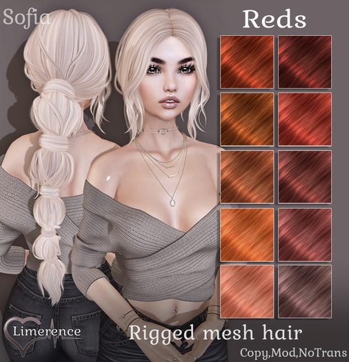 {Limerence} Sofia hair-Reds