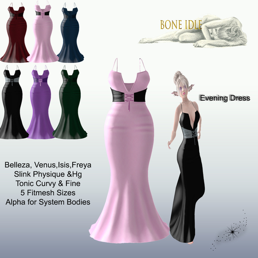Evening Dress with Hud