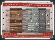 floorplan. pallet light wall / wood [boxed]