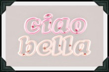 floorplan. neon ciao bella [box]