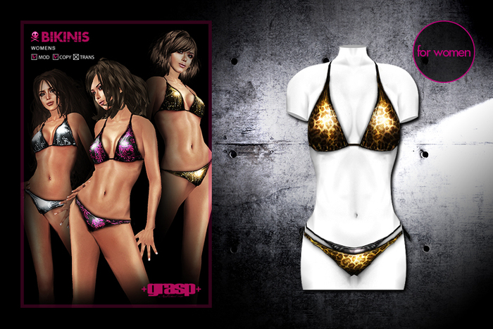 +grasp+/Animal Pattern bikini/LP