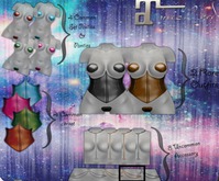 Broken Style_Direction corset Blue <<common>>