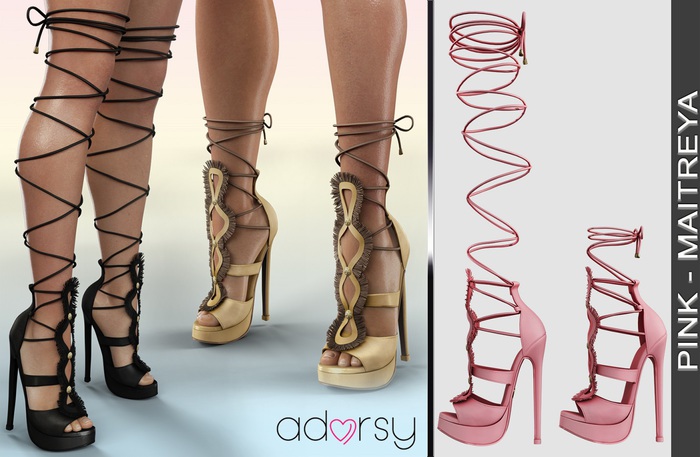 adorsy - Milena Boots Pink - Maitreya