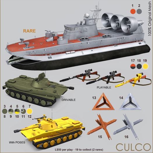 8 -Culco- Day Zero -Tank -Classic -Poses 30Li