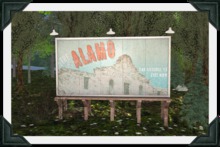 floorplan. tourist billboard / the alamo [boxed]