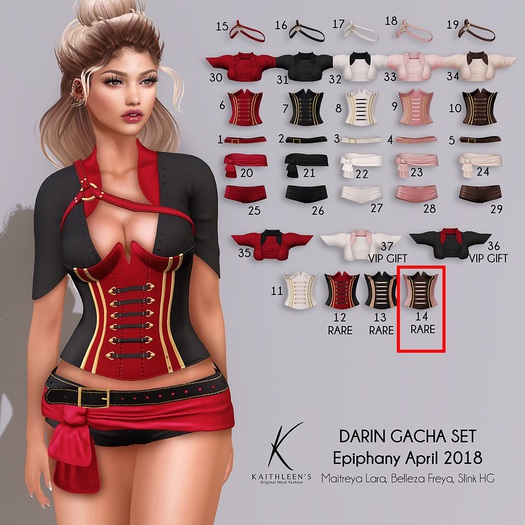 14 Kaithleen's Darin Bustier Maitreya - Teasing RARE