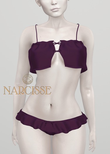 -Narcisse- ADD - Pixie Cami & Ruffle Panties - Royalty
