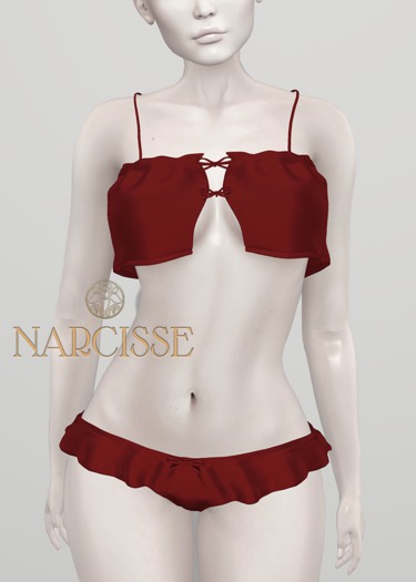 -Narcisse- ADD - Pixie Cami & Ruffle Panties - Siren