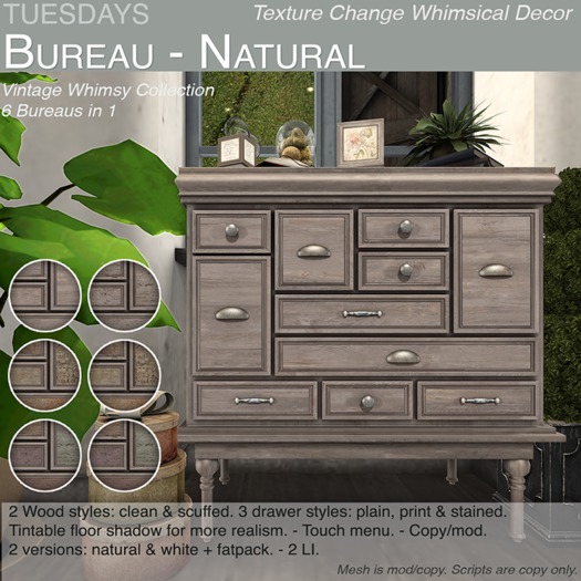 Tuesdays  Bureau - Natural (WEAR)