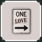 floorplan. one love sign [boxed]