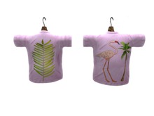 BUY MORE PINK FLAMINGO DINKIES Double Unique Print T-Shirt
