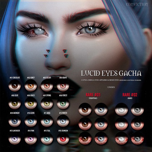 [ Conviction ] Lucid Eyes (PINK) /COMMON/