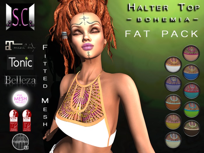 .:S.C:. Halter Top - Bohemia
