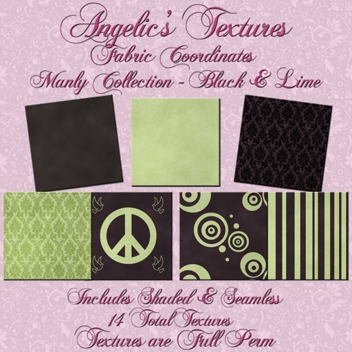 [Angelic's Textures] Manly Collection Black & Lime