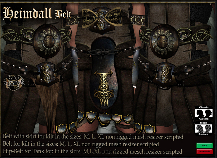 Belt cover set Heimdall *