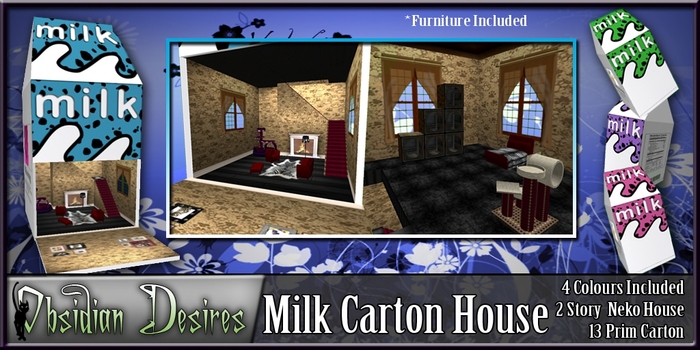 ::OD:: MILK CARTON HOUSE- FURNISHED