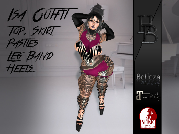 [HB] Isa Outfit {Purple}