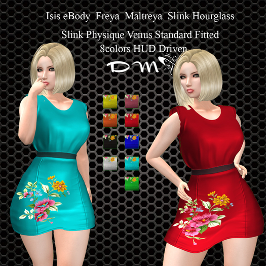 DM Design Liliana Dress 9 colors HUD-2