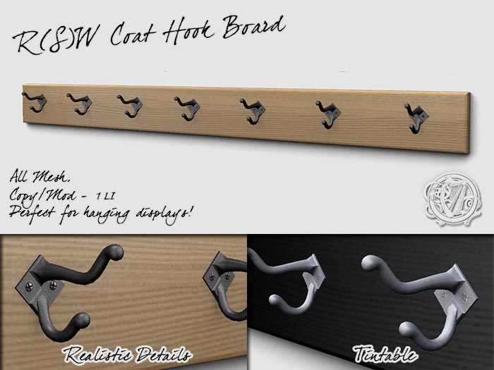 R(S)W Coat Hook Board