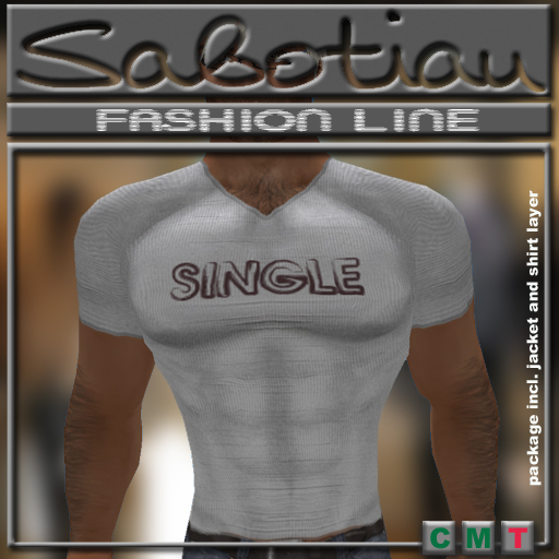 Male Muscle T-Shirt  -SINGLE-