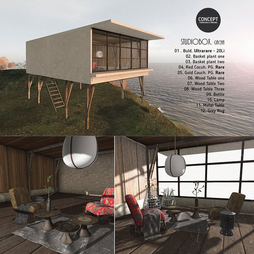 Concept} *08. StudioBox. Wood table three