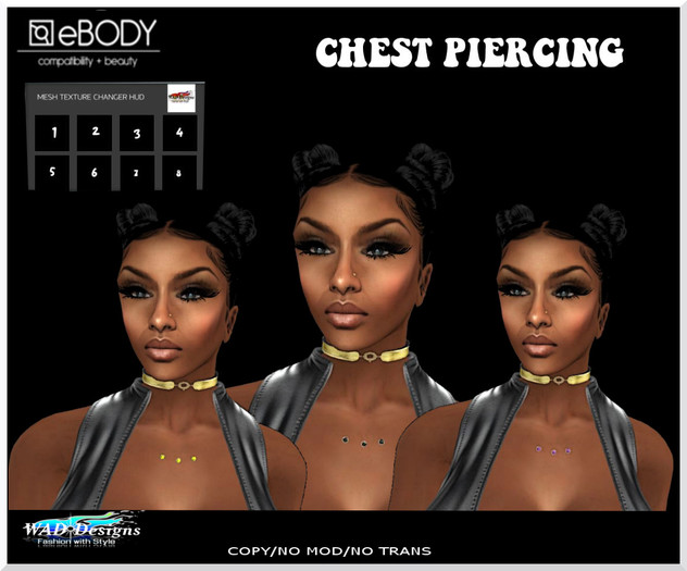CHEST PIERCING EBODY CURVY 8.5