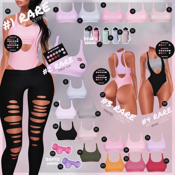 Second Life Marketplace - 10.EVANI - Sommer gym bottle [Nude]