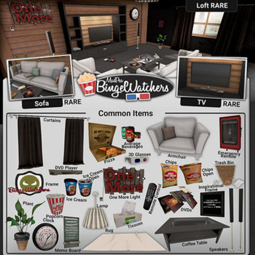 MadPea BingeWatchers Loft RARE