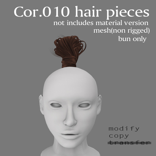 *booN Cor.010 hair pieces colorful pack