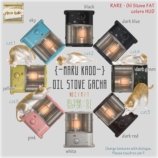 {-Maru Kado-} Oil Stove_dark red (2Li)