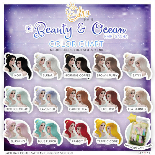 .Olive. the Ocean Hair - Satin [BOXED]
