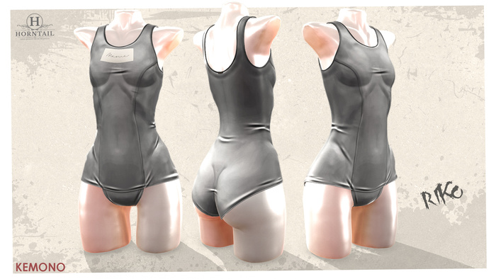HORNTAIL - [SILVER] Riko Kemono Swimsuit