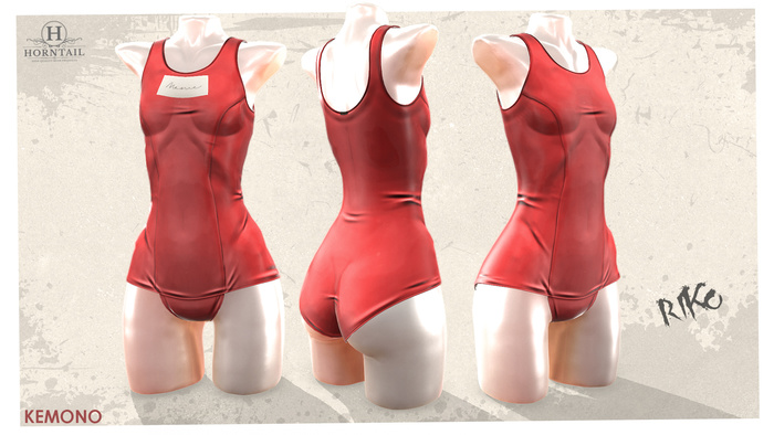 HORNTAIL - [RED] Riko Kemono Swimsuit