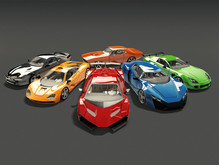 29 Realistic Racing Cars Pack Mesh Full Perm
