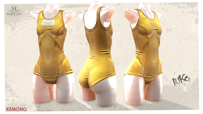 HORNTAIL - [GOLD] Riko Kemono Swimsuit