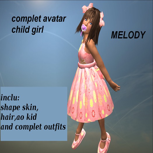avatar complet child girl MELODY