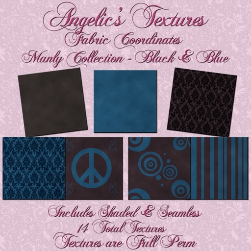 [Angelic's Textures] Manly Collection Black & Blue